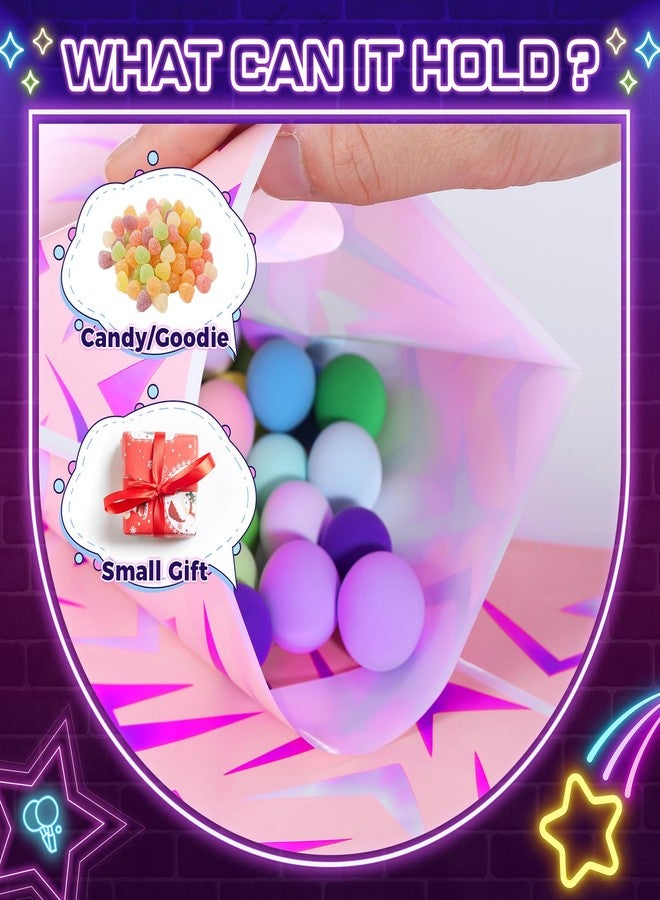 Eccliy 30 Pcs Kpop Birthday Party Favor Bags Kpop Themed Goodie Gift Bags with Handles Birthday Party Supplies - Image 5